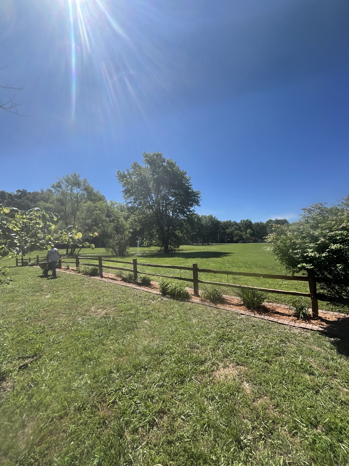 McGee's Landscaping property cleanup and bed work